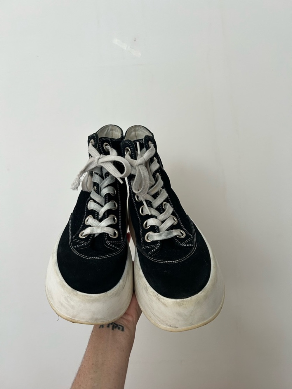 Maison Margiela Black Suede Platform - Picture 3 of 6